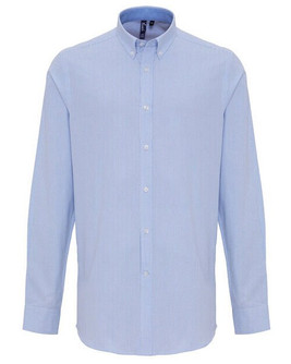 Premier Workwear PR238 - Men's Classic Cotton Rich Oxford Stripe Shirt