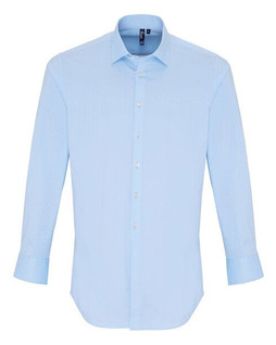 Premier Workwear PR244 - Mens Stretch Cotton Poplin Long Sleeve Dress Shirt