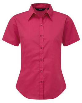 Premier Workwear PR302 - Elegant Women's Short Sleeve Poplin Blouse