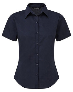 Premier Workwear PR302 - Elegant Womens Short Sleeve Poplin Blouse
