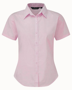 Premier Workwear PR302 - Elegant Womens Short Sleeve Poplin Blouse