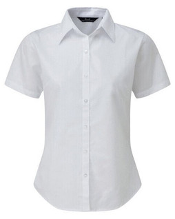 Premier Workwear PR302 - Elegant Womens Short Sleeve Poplin Blouse