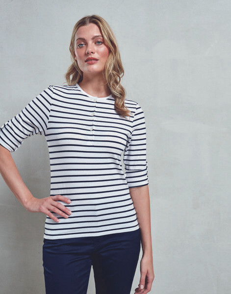 PREMIER WORKWEAR PR318 - LADIES LONG JOHN ROLL SLEEVE TEE