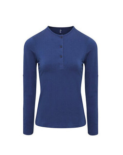 PREMIER WORKWEAR PR318 - LADIES LONG JOHN ROLL SLEEVE TEE