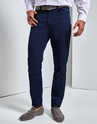 Premier Workwear PR560 - Mens Stretch Performance Chino Jeans with Pockets