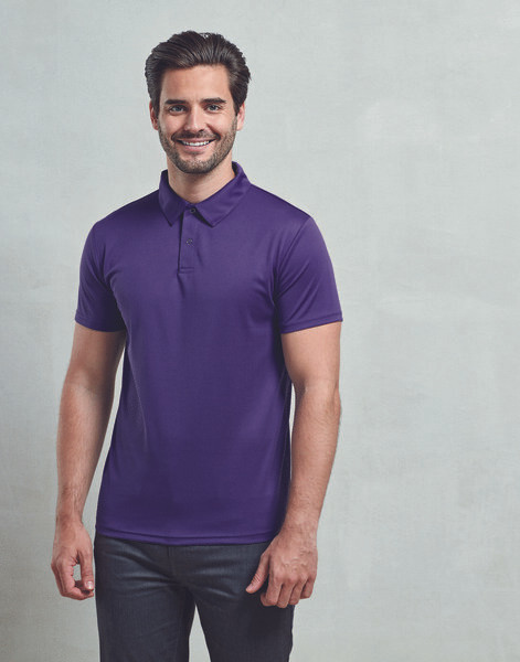 Premier Workwear PR612 - Performance Studded Polo Shirt with Moisture Wicking