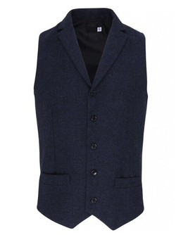 PREMIER WORKWEAR PR625 - MENS HERRINGBONE WAISTCOAT