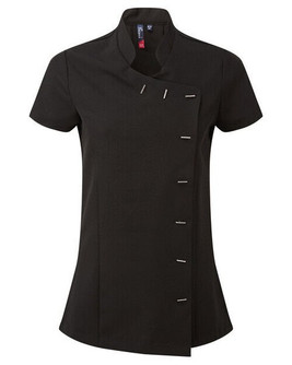 Premier Workwear PR682 - Elegant Orchid Spa Tunic with Mandarin Collar