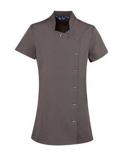 Premier Workwear PR682 - Elegant Orchid Spa Tunic with Mandarin Collar