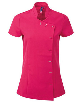 Premier Workwear PR682 - Elegant Orchid Spa Tunic with Mandarin Collar