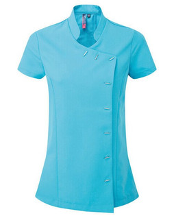 Premier Workwear PR682 - Elegant Orchid Spa Tunic with Mandarin Collar
