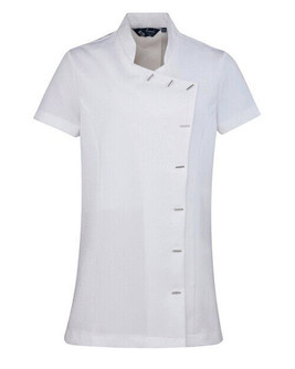 Premier Workwear PR682 - Elegant Orchid Spa Tunic with Mandarin Collar