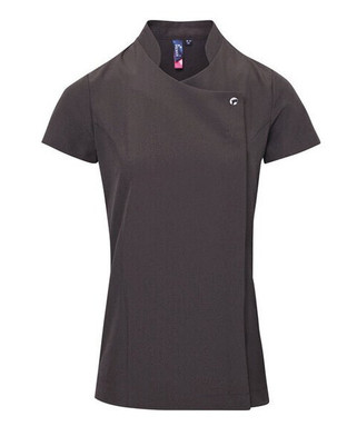 Premier Workwear PR683 - Elegant Feminine Fit Spa Tunic with Mandarin Collar