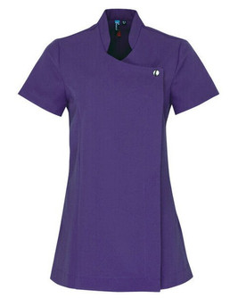 Premier Workwear PR683 - Elegant Feminine Fit Spa Tunic with Mandarin Collar