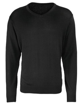 Premier Workwear PR694 - Men's Premium Cotton-Acrylic V-Neck Sweater
