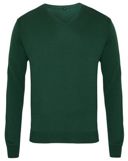 Premier Workwear PR694 - Mens Premium Cotton-Acrylic V-Neck Sweater