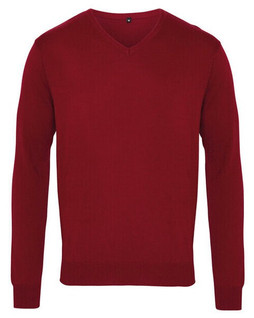 Premier Workwear PR694 - Mens Premium Cotton-Acrylic V-Neck Sweater
