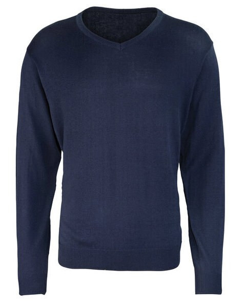 Premier Workwear PR694 - Men's Premium Cotton-Acrylic V-Neck Sweater