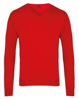Premier Workwear PR694 - Mens Premium Cotton-Acrylic V-Neck Sweater