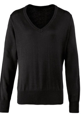PREMIER WORKWEAR PR696 - LADIES KNITTED V-NECK SWEATER