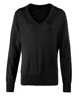 PREMIER WORKWEAR PR696 - LADIES KNITTED V-NECK SWEATER