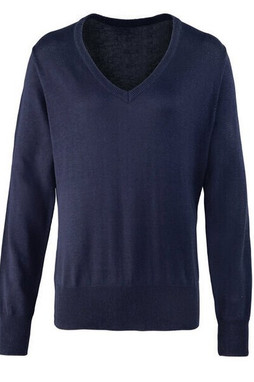 PREMIER WORKWEAR PR696 - LADIES KNITTED V-NECK SWEATER