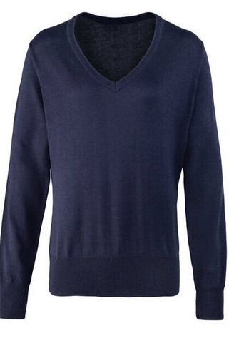PREMIER WORKWEAR PR696 - LADIES KNITTED V-NECK SWEATER