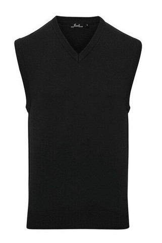 Premier Workwear PR699 - Mens Classic V-Neck Sleeveless Knit Sweater