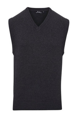Premier Workwear PR699 - Mens Classic V-Neck Sleeveless Knit Sweater