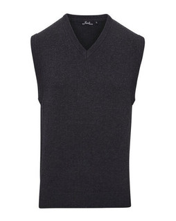 Premier Workwear PR699 - Mens Classic V-Neck Sleeveless Knit Sweater