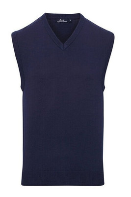 Premier Workwear PR699 - Men's Classic V-Neck Sleeveless Knit Sweater