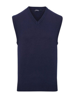 Premier Workwear PR699 - Mens Classic V-Neck Sleeveless Knit Sweater