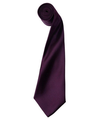 Premier Workwear PR750 - Elegant Lustrous Satin Tie for Formal Occasions