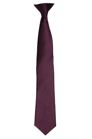 Premier Workwear PR755 - Elegant Satin Clip-On Tie for Formal Occasions