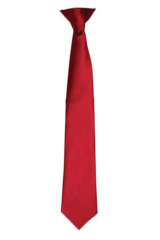 Premier Workwear PR755 - Elegant Satin Clip-On Tie for Formal Occasions
