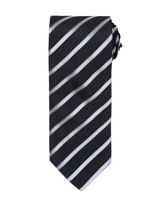Premier Workwear PR784 - Elegant Sports Stripe Polyester Tie for Men