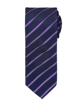 Premier Workwear PR784 - Elegant Sports Stripe Polyester Tie for Men