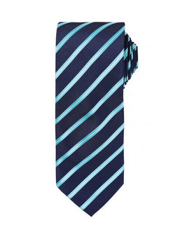 Premier Workwear PR784 - Elegant Sports Stripe Polyester Tie for Men