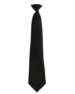 Premier Workwear PR785 - Classic Polyester Clip-On Tie for Men - 4/10cm Blade