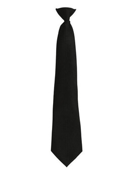 Premier Workwear PR785 - Classic Polyester Clip-On Tie for Men - 4/10cm Blade