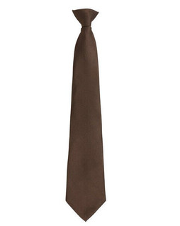 Premier Workwear PR785 - Classic Polyester Clip-On Tie for Men - 4/10cm Blade