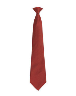 Premier Workwear PR785 - Classic Polyester Clip-On Tie for Men - 4/10cm Blade