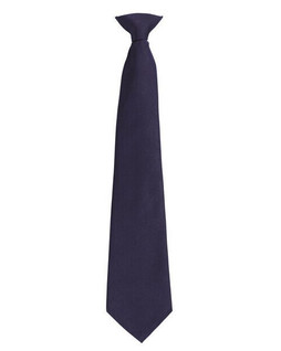 Premier Workwear PR785 - Classic Polyester Clip-On Tie for Men - 4/10cm Blade