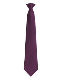 Premier Workwear PR785 - Classic Polyester Clip-On Tie for Men - 4/10cm Blade