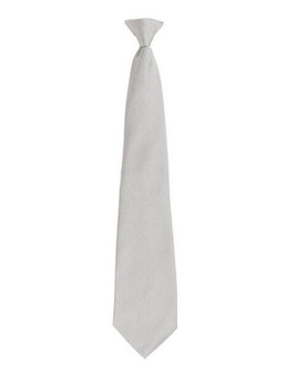 Premier Workwear PR785 - Classic Polyester Clip-On Tie for Men - 4/10cm Blade