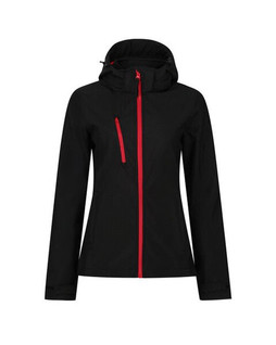 REGATTA TRA702 - LADIES VENTURER 3 LAYER HOODED SOFTSHELL