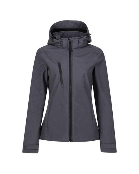 REGATTA TRA702 - LADIES VENTURER 3 LAYER HOODED SOFTSHELL