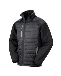 Result R237X - Eco-Friendly Black Compass Recycled Softshell Jacket