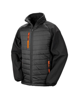 Result R237X - Eco-Friendly Black Compass Recycled Softshell Jacket