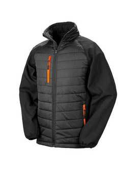 Result R237X - Eco-Friendly Black Compass Recycled Softshell Jacket
